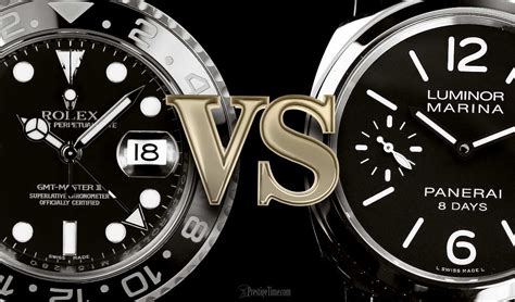 panerai vs rolex quality|who wears Panerai watches.